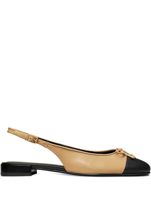 TORY BURCH CAP-TOE SLINGBACK BALLET